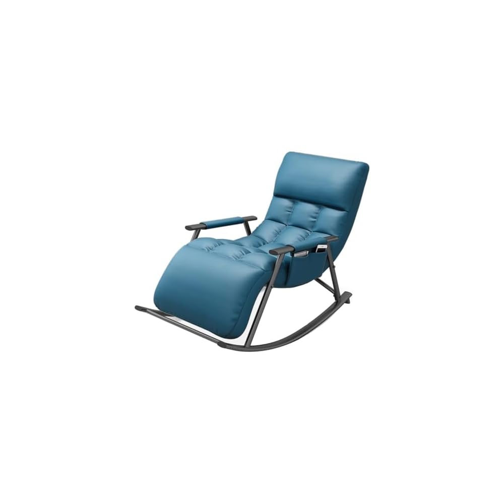 LSLYTQ Mid Century Rocking Chair Bedroom Recliner - Upholstered Padded Seat for Home Living Room, Lounge - Rocking Chair