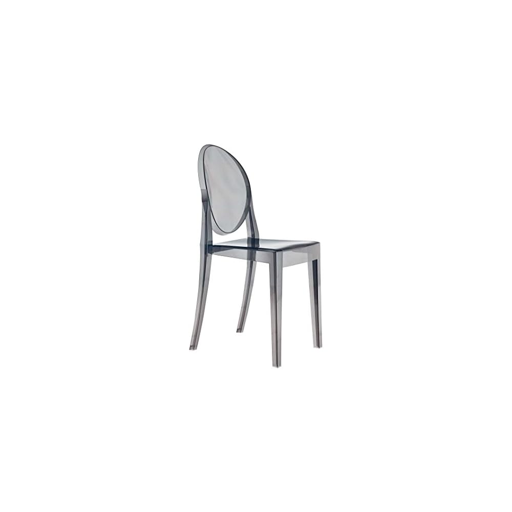 Kartell Victoria Ghost Chair, Set of 2, Dust Blue