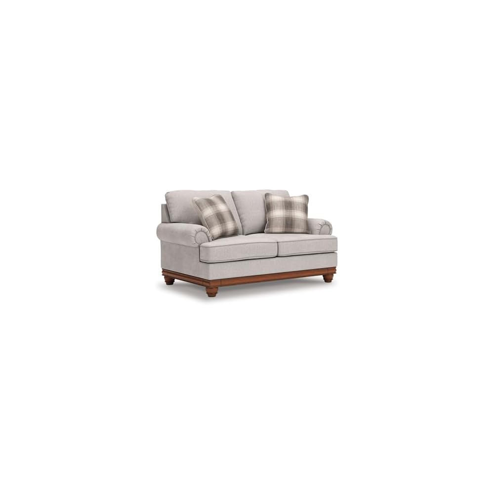 Signature Design by Ashley Meadowview 73 in Loveseat Sofa Couch, Sandstone