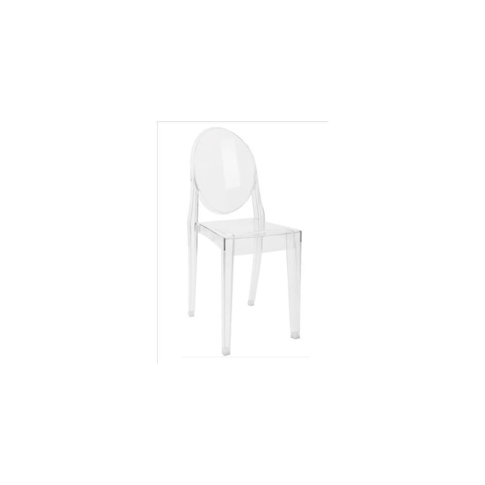 Kartell Victoria Ghost Chair, Set of 2, Dust Blue