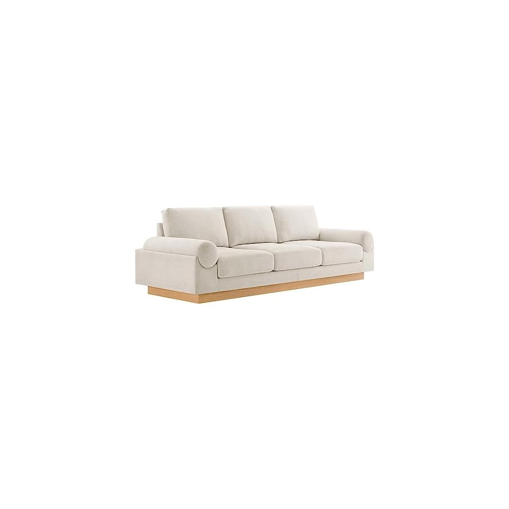 Modway EEI-6401-IVO Oasis Upholstered Fabric Sofa, Ivory