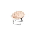 Urban Lifestyle Micromink Saucer Chair, Peach