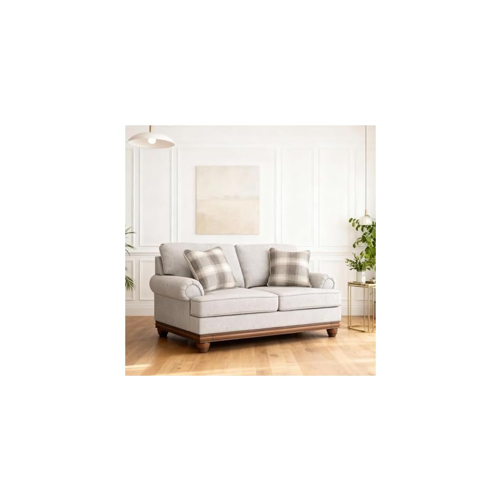 Signature Design by Ashley Meadowview 73 in Loveseat Sofa Couch, Sandstone