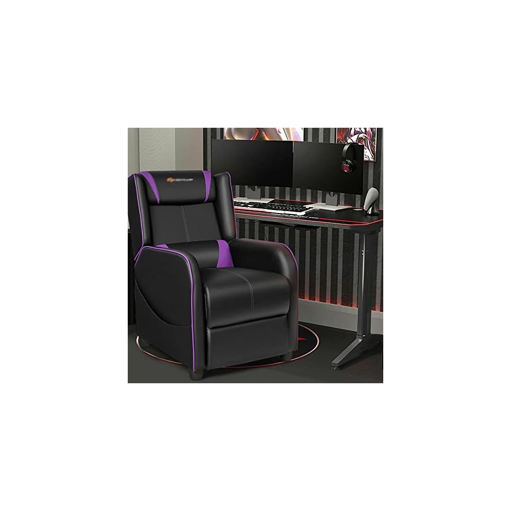 Massage Gaming Recliner Chair Single Living Room Sofa Home Theater Seat(E)