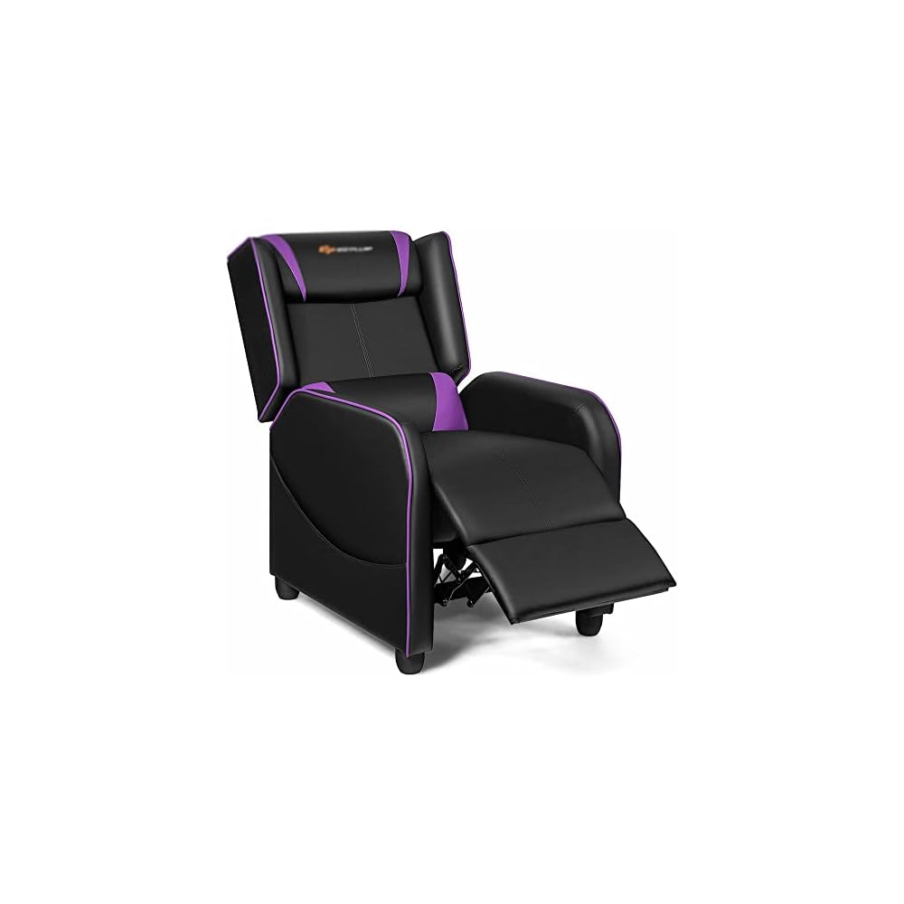 Massage Gaming Recliner Chair Single Living Room Sofa Home Theater Seat(E)