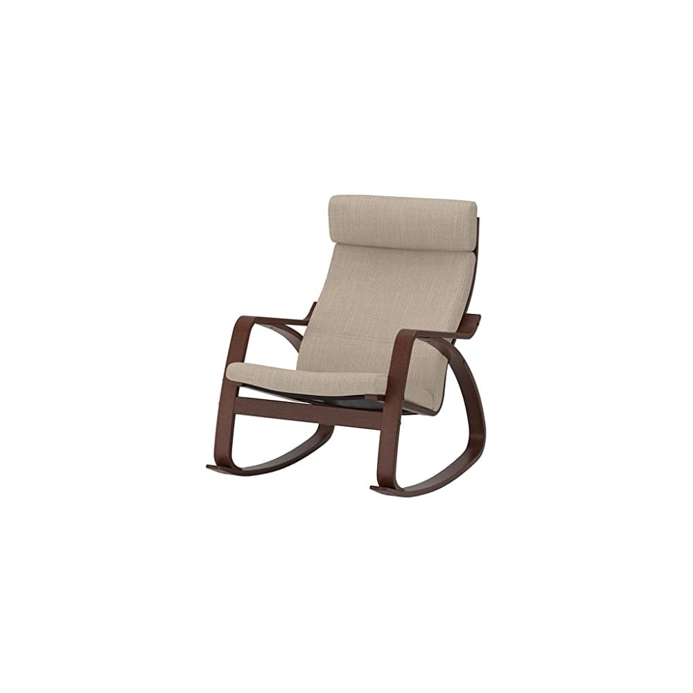 LSLYTQ Indoor Rocking Chair, Rocking, Metal Frame, Mid Century Armchair, Fabric Upholsted Reclin, Multi-Color Options, for Living Room, Bedroom