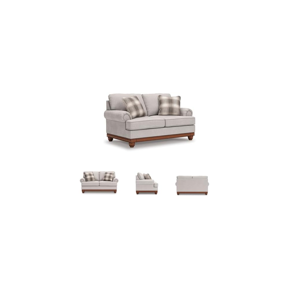 Signature Design by Ashley Meadowview 73 in Loveseat Sofa Couch, Sandstone
