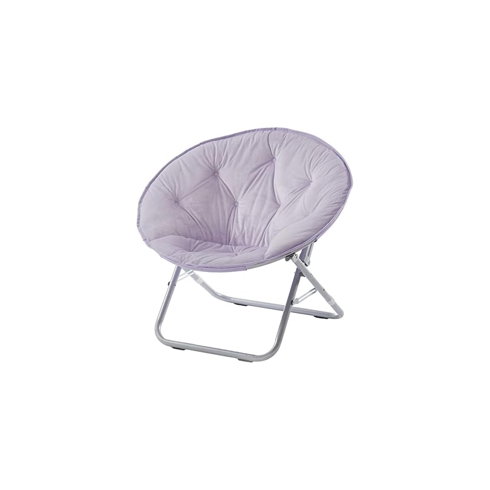 Urban Lifestyle Micromink Saucer Chair, Peach