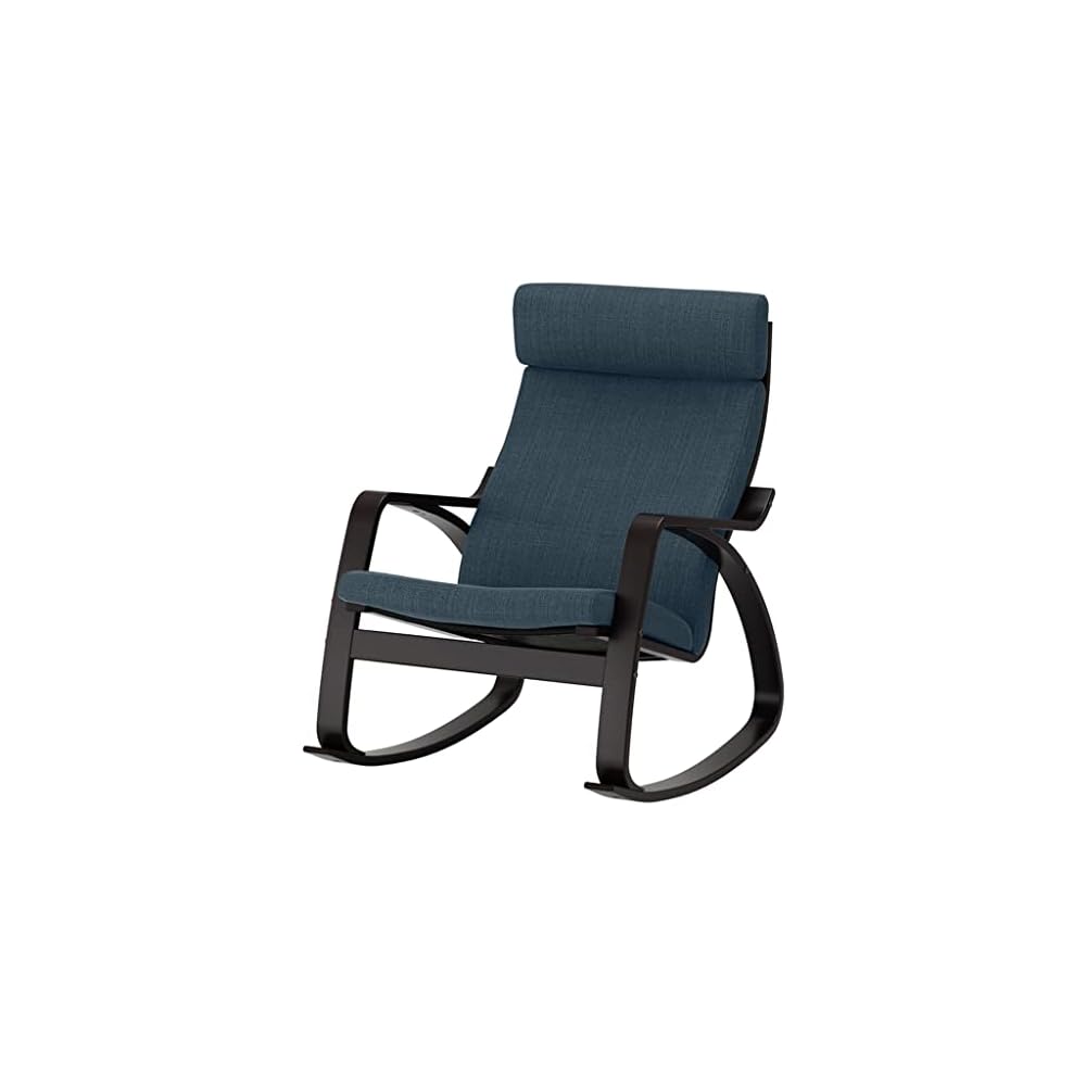LSLYTQ Indoor Rocking Chair, Rocking, Metal Frame, Mid Century Armchair, Fabric Upholsted Reclin, Multi-Color Options, for Living Room, Bedroom