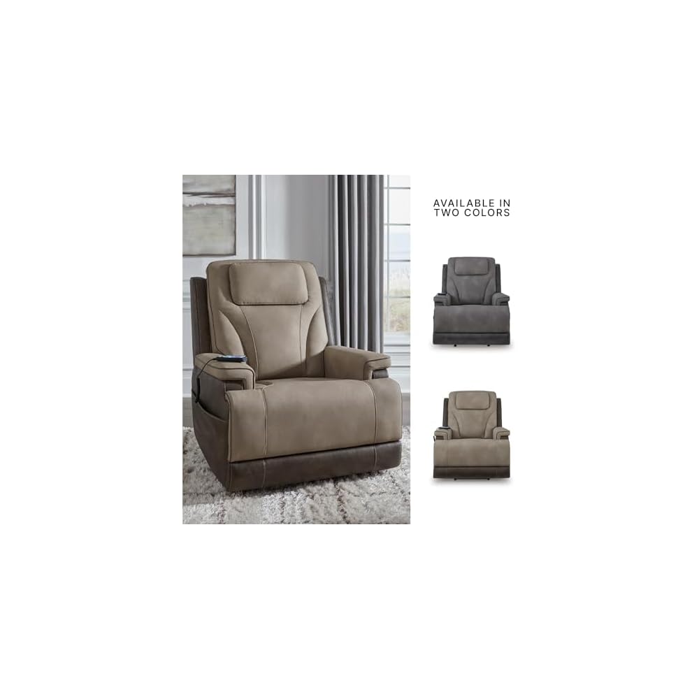 Signature Design by Ashley Power Lift Recliner with Heat and Massage