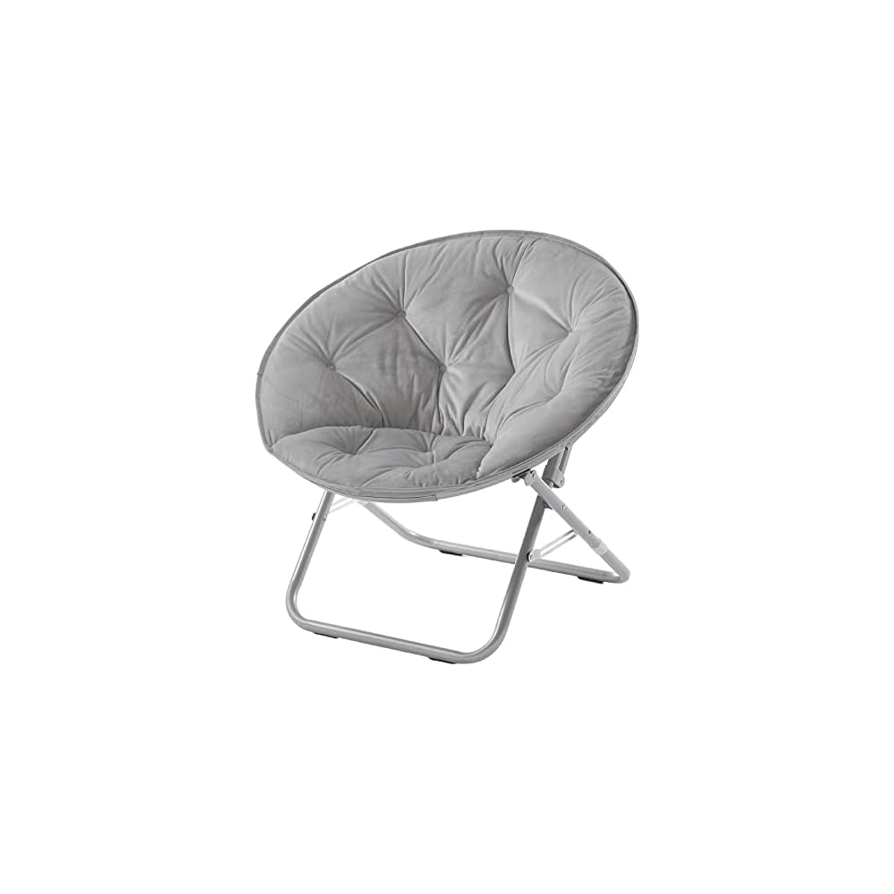 Urban Lifestyle Micromink Saucer Chair, Peach