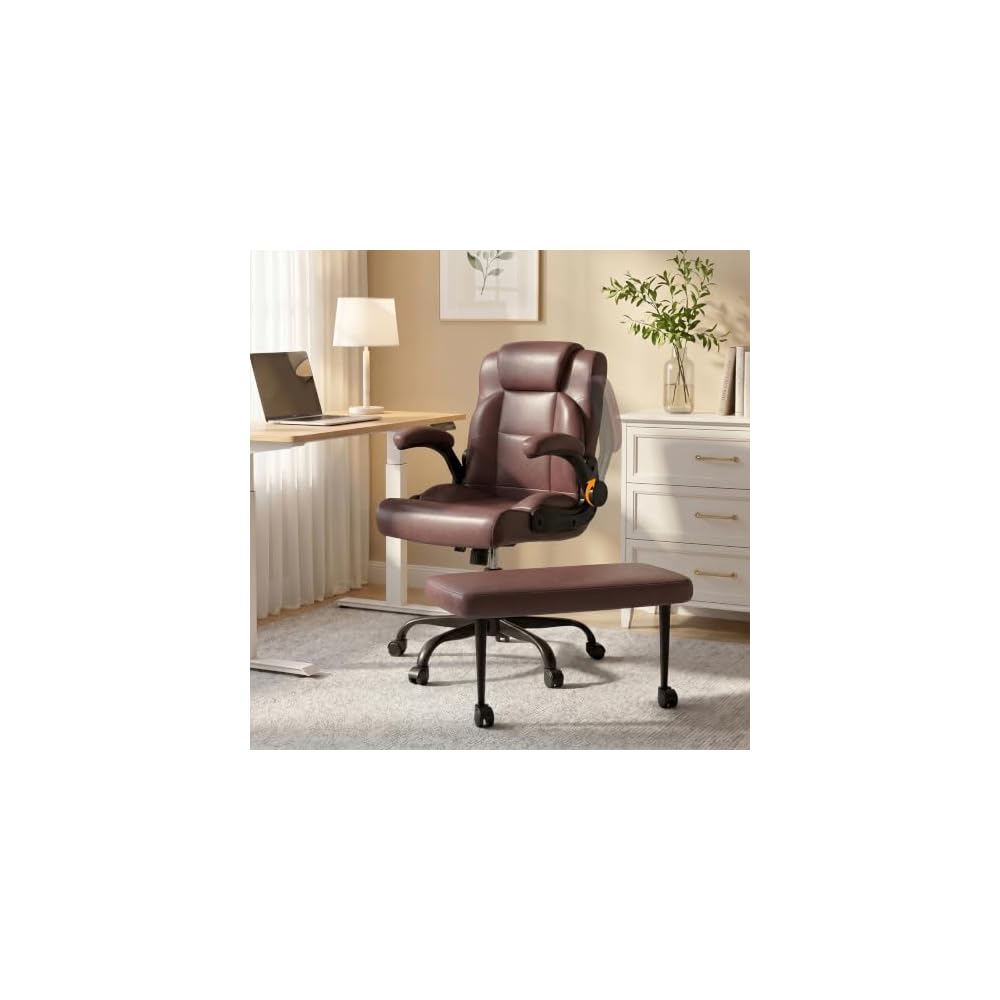 Cross Legged Office Chair with Arms, Wide Cross Chair with Wheels