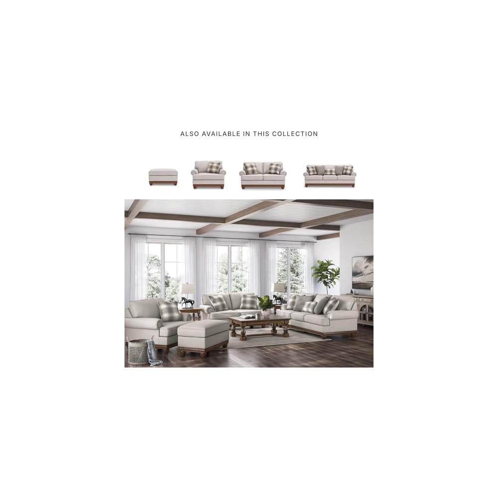 Signature Design by Ashley Meadowview 73 in Loveseat Sofa Couch, Sandstone