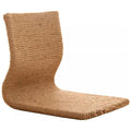 2pcs/lot Floor Chair Handcrafted Padded Knitted Hemp Chair with Backrest Meditation Chair (Natural 43x48x38cm)