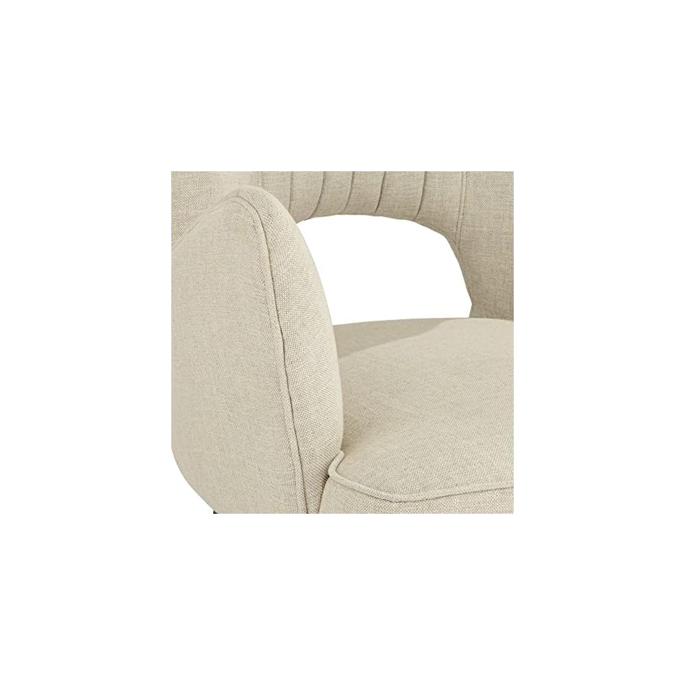 55 Downing Street Kara 26 1/4" Wide Oatmeal Fabric Modern Armchair