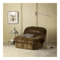Single Sofa Chair, Olive Drab Soft Chenille Lounge Chair for Living Room