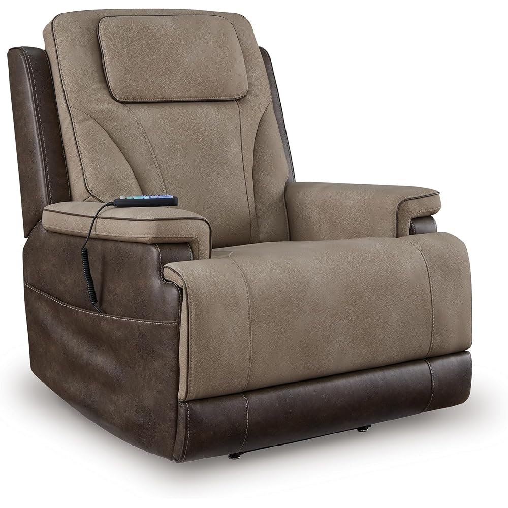 Signature Design by Ashley Power Lift Recliner with Heat and Massage