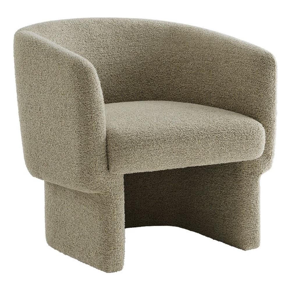 Modway Muse Comfy Barrel Accent Chair in Cork