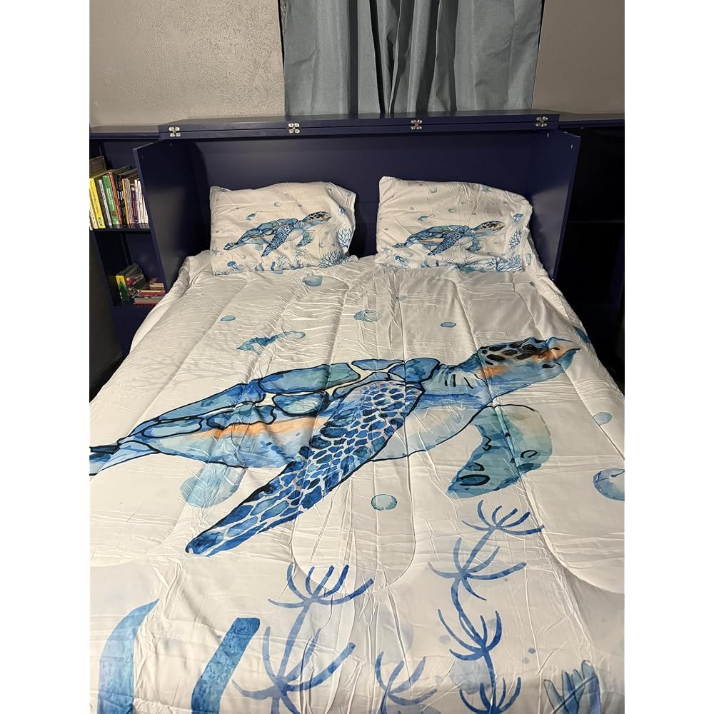 AMERLIFE Queen Size Murphy Bed with Bedside Tables & 3 Storage Drawers